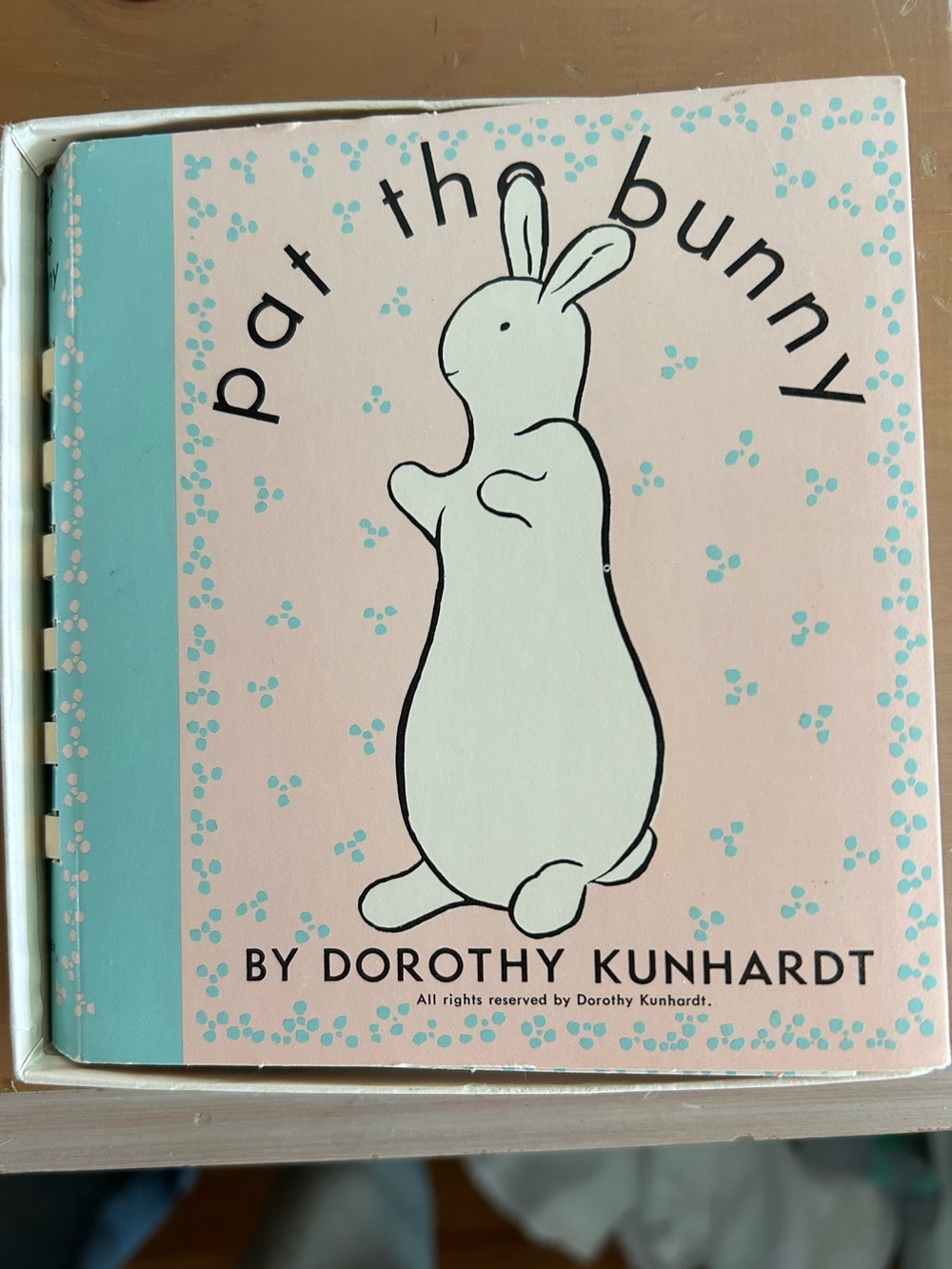 Vintage Pat the Bunny by Dorothy Kunhardt • 1991 Golden Book edition